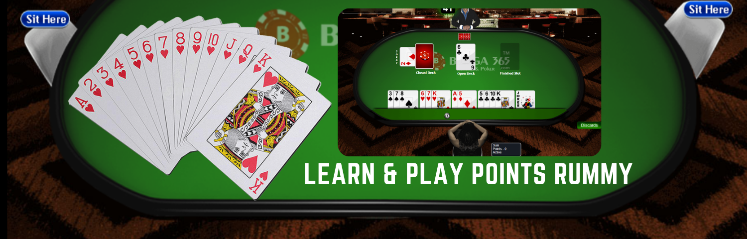 Learn and Play Points Rummy Online - Bunga365