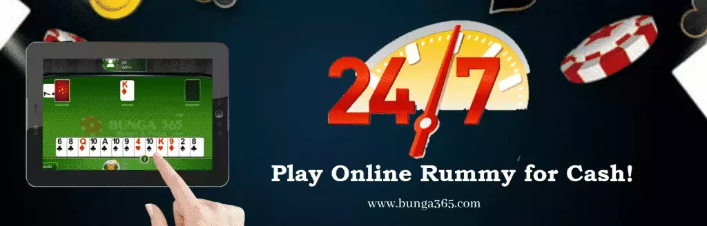 Play Rummy Online for Cash - Bunga365
